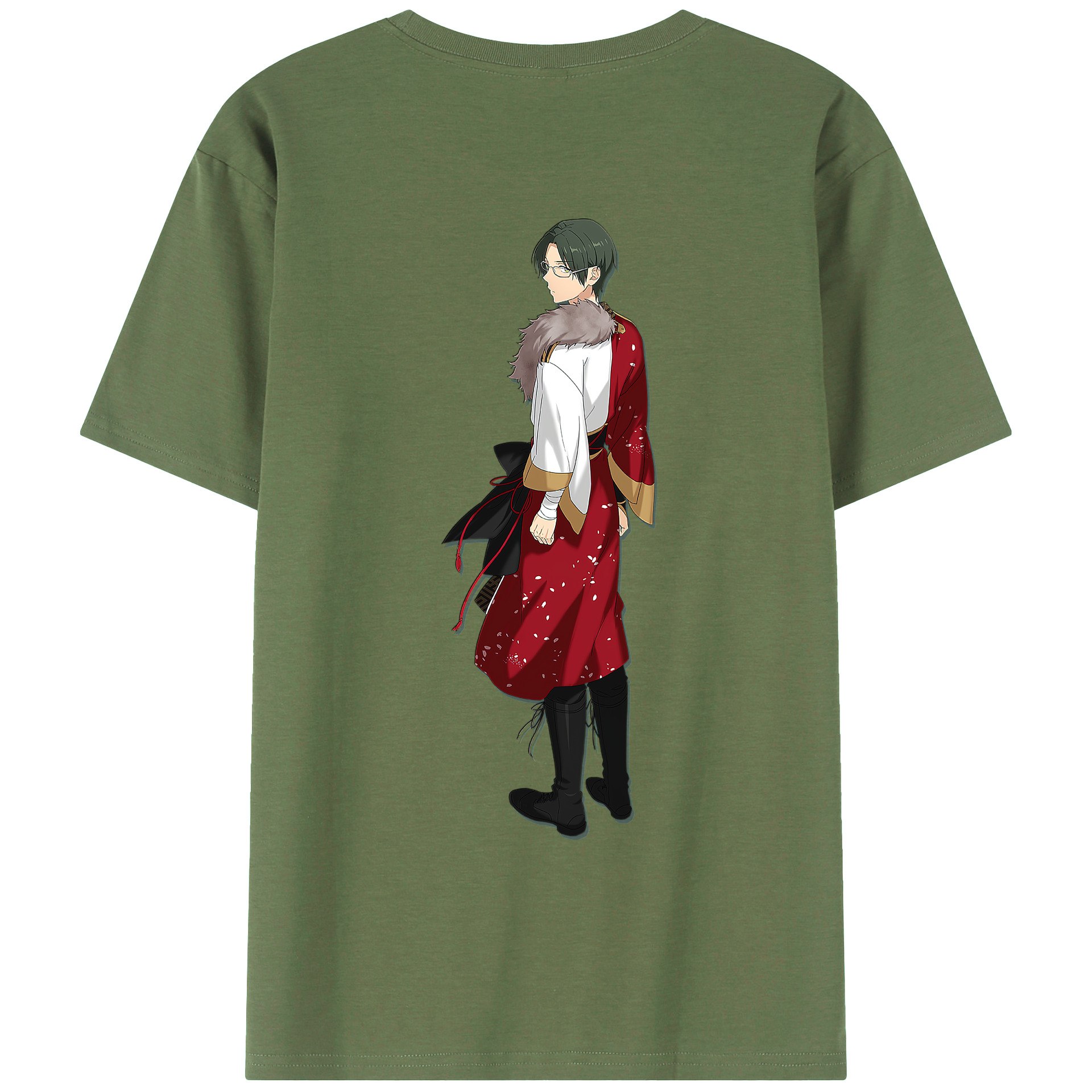 （画像用） あんさんぶるスターズ! Ensemble Stars 綿100％ メンズ半袖Tシャツ（バックプリント） 通気性